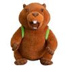 Cute Groundhog Back Turtle Bag Plush Toy Bag Pendant Keychain Doll Children Comfort Doll