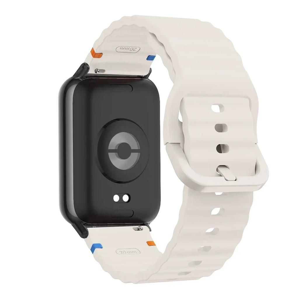 Silikonarmband für Redmi Watch 5/4 Armband Ersatz Atmungsaktives Handgelenk Sportband Correa für Mi Band 9/8pro Weiches Armband