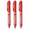 Pentel Oil-Based Pen Knock Type Handy S NXS15BP3AMZ Fine Point Red 3 Pieces