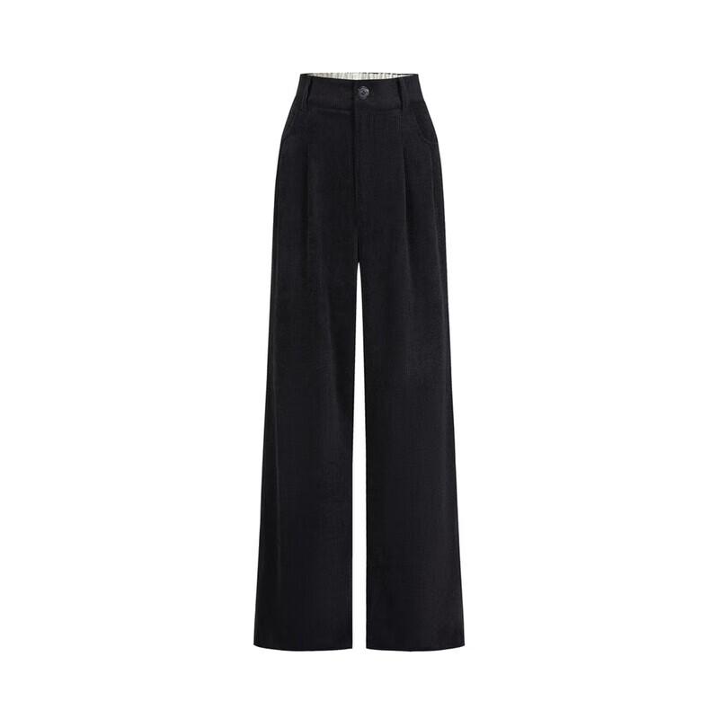 JUZI Anna Cove Simple Chic Chenille Wide-Leg Pants