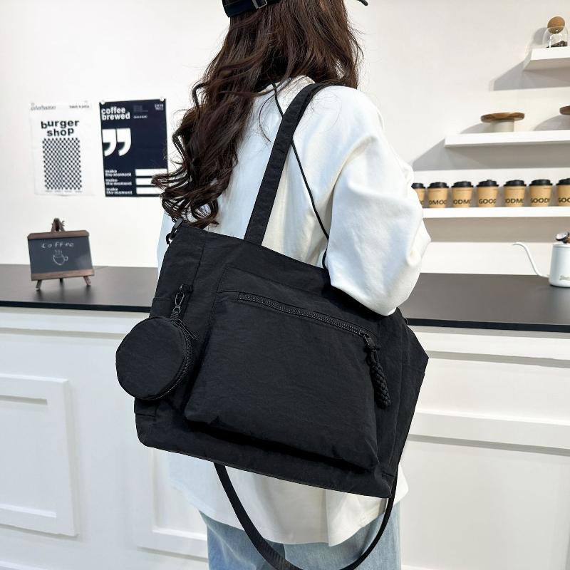 Minimalist Crossbody Bag for Women Versatile Student Shoulder Tote Bag Designer Purse for Girls and Mothers