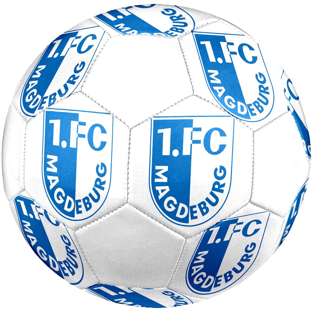 Pallone da Calcio FC Magdeburg, colorato, adatto a tutte le età, cucito a macchina, materiale PVC, qualità da competizione, durevole e ad alto rimbalzo