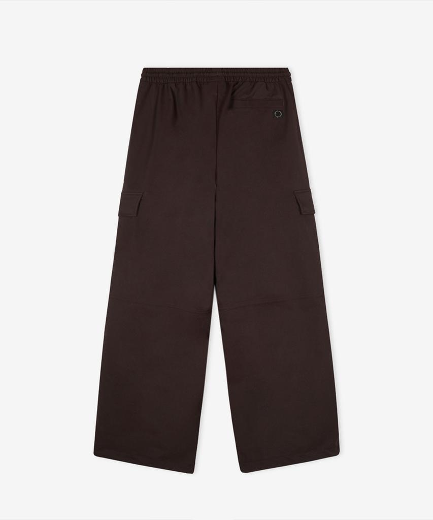 Nyuballanseu Nbntg2W322 / Women Essential Woven Cargo Wide Pants (Brown)