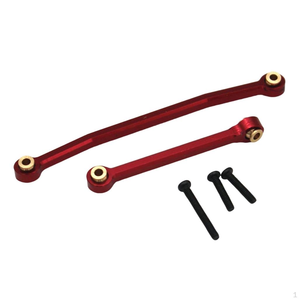 Alloy Steering Rod Tie Links Kit High Tightening Link for 1/24