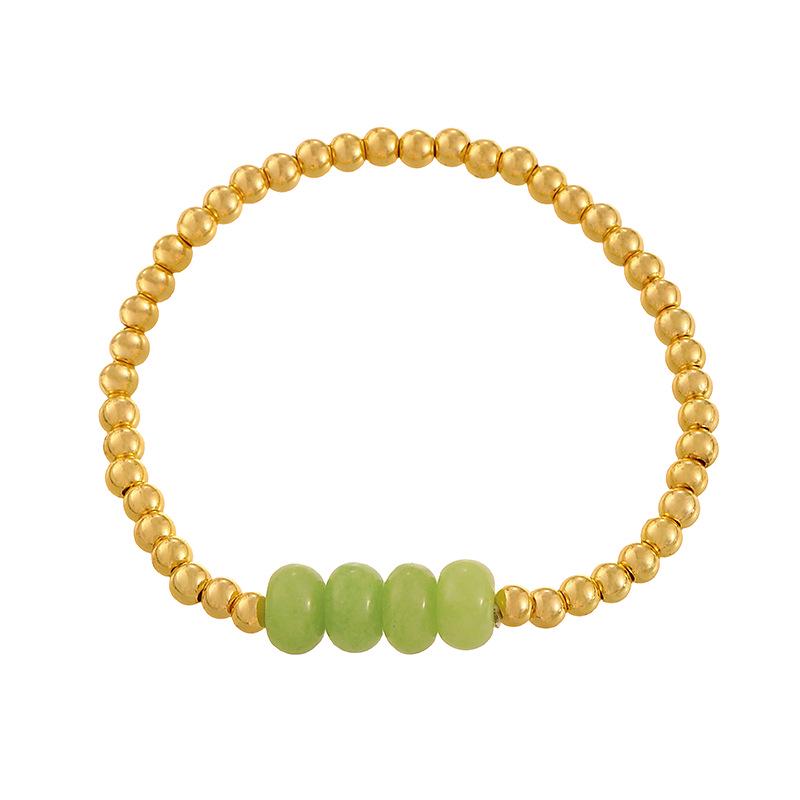 Colorful Natural Stone Beaded Bracelet - New Fashion Design, Multiple Piece Options