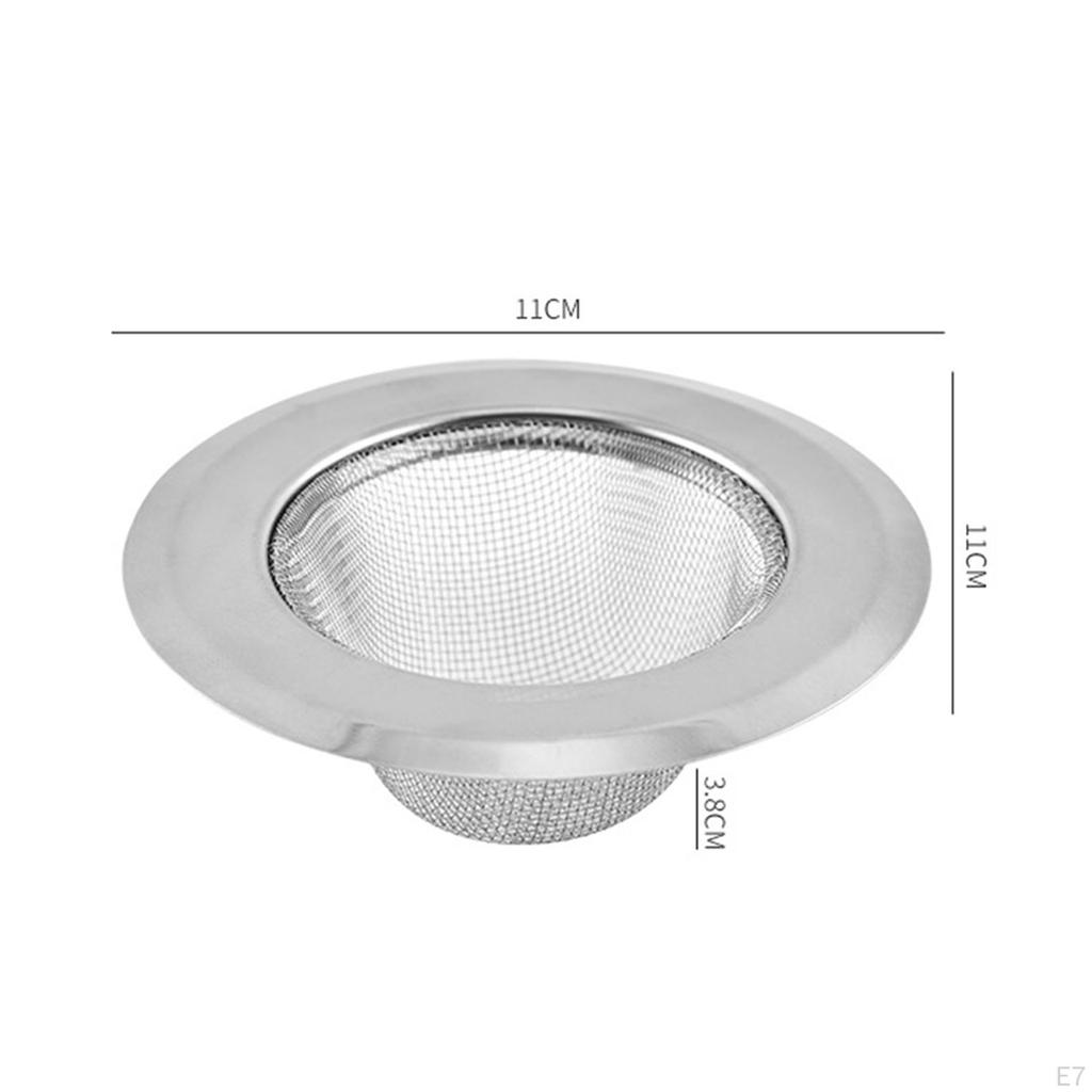 Kitchen Sink Strainer, Large Wide Rim Thicken Edge Basket Filter Stopper, for Floor Drain Balcony