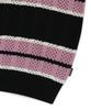 MAHAGRID Mesh Stripe Knit Black(Mg2Fsmk611A)