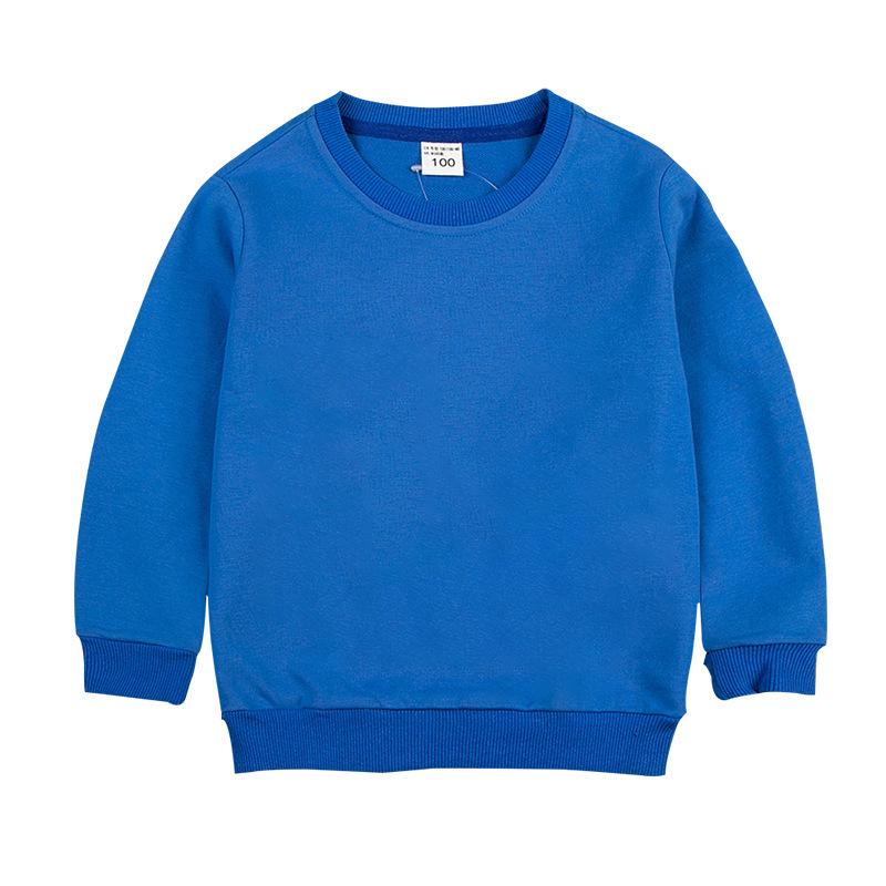 Children's Round Neck Long Sleeve Sweatshirt - Autumn/Winter Styles for Custom Pattern Designs