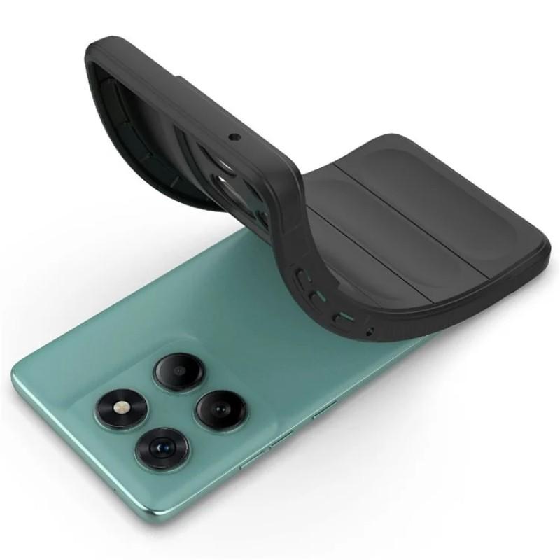 Für Motorola Edge 60 5G TPU-Hülle WANLONFENG HD-Serie Rutschfeste Handyhülle mit gehärtetem Glas