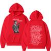 Bruno Mars The Romantic Tour 2026 Bluza z nadrukiem Męska Damska Vintage Hip-hop Pulower Jesień i Zima Luźne Codzienne Bluzy