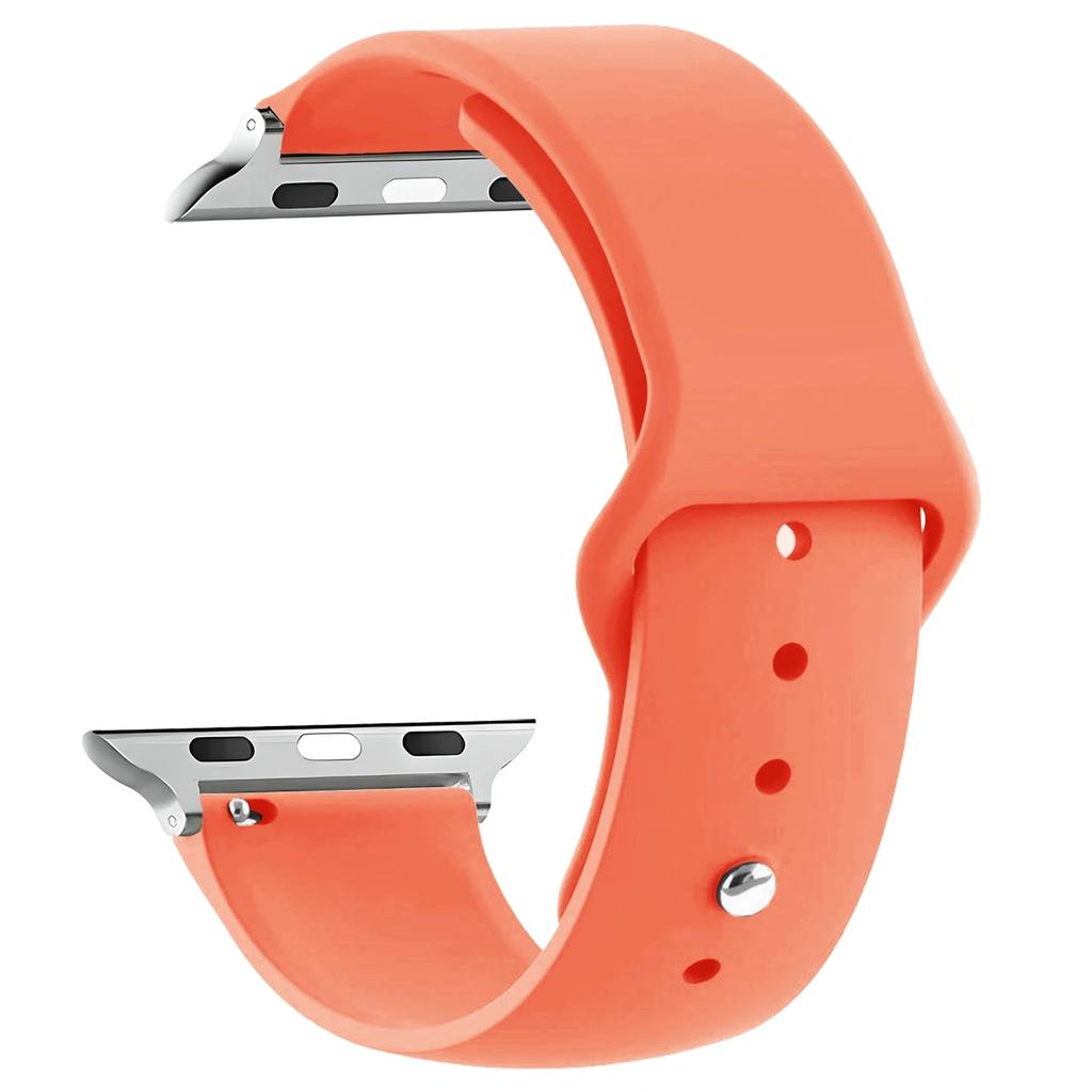 Banda din silicon pentru curea Apple Watch 44mm 45mm 40mm 41mm 42-38mm 45mm bratara sport iwatch seria 8 7 6 5 4 3 SE 9 Ultra 2 49mm