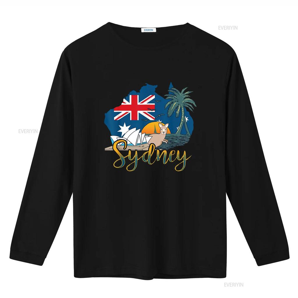 Womens Love Sydney Australia Travel Vacation T Shirt Vintage Washed Stretched Fashion Graphic Versatile Unisex Comfortable