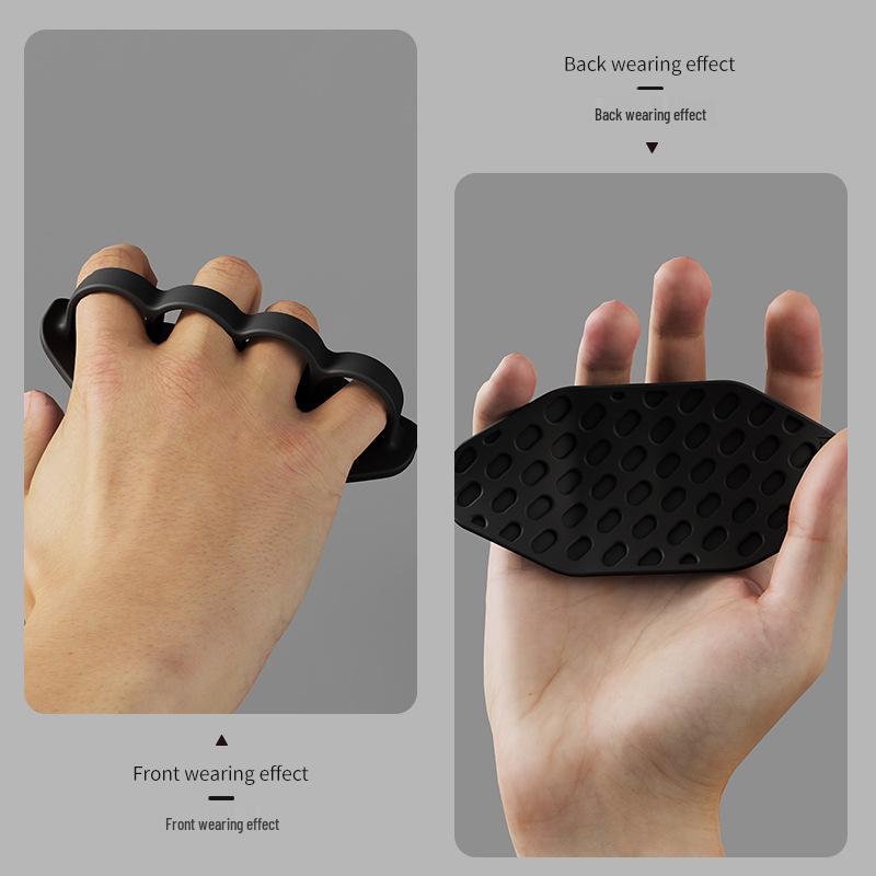 Gewichtheben Anti-Rutsch Fitness-Griffe - Handkrafttrainer & Fingerschutz