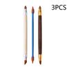 3-Piece Silicone Clay Sculpting Tool Set: Texture Indentation Pen & Carving Knife