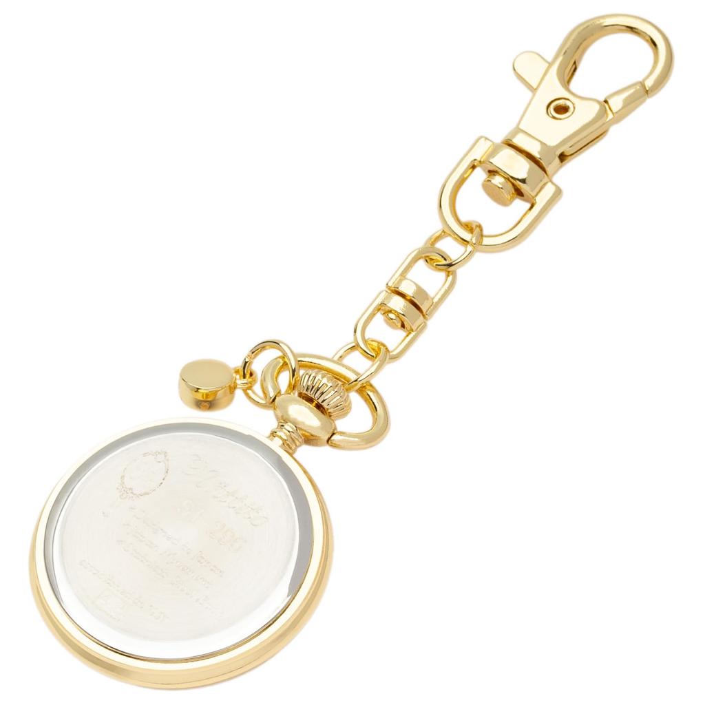 Fieldwork Women's Analog Pocket Watch with Keychain, Star Chart, Autumn Square, Topaz, Sain, ST296-3