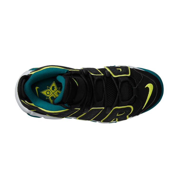 Ny Nike Air More Uptempo Low 'Black Geode Teal' GS DZ2809-001