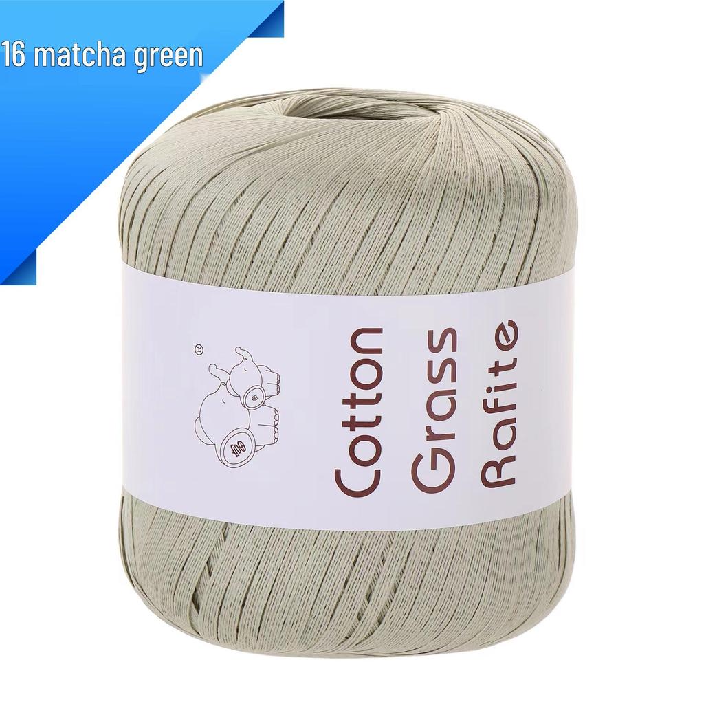 Raffia-Baumwoll-Strohgarn für DIY-Bastelarbeiten: Handgewebte Taschen, Hüte & mehr