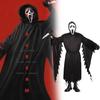 Outfit Halloween Scream Polyester Cloak Mask Cosplay Characters Enthusiasts