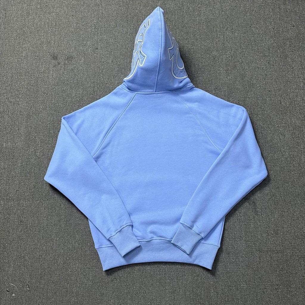 Cross-border Men's & Women's Warm Embroidered Hoodie & Sweatpants Set - Autumn/Winter Velvet Casual High Street Style