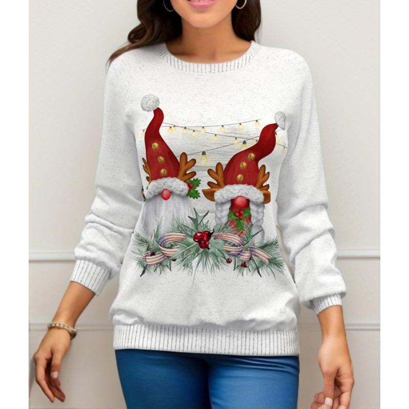 

QICED Women s Fashion Casual Long Sleeve O-Neck Blouses & Shirts S