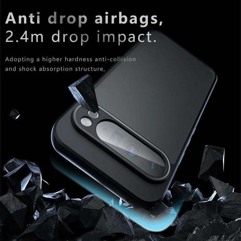 Frosted Matte Case for Google Pixel 10 Pro XL Cover Shockproof Translucent Skin-Touch Hard Back Shell Frame Fundas