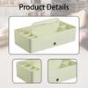 Tragbare Box 8 Fächer Kosmetikhalter Bürobedarf Arbeitsplatte Make-up Schreibtisch Badezimmer Multifunktionaler Caddy Organizer
