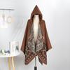 Retro Pattern Shawl Women'S Outdoor Travel Four Seasons Cardigan Air-Conditioned Room With Warm Cape