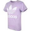adidas Originals TREFOIL TEE T Shirt Purple Teenagers DV2908