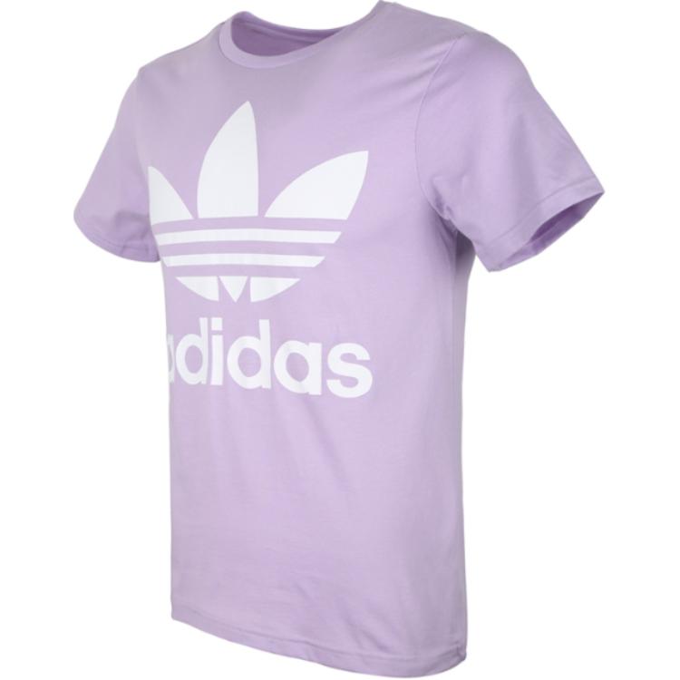 adidas Originals TREFOIL TEE T Shirt Purple Teenagers DV2908