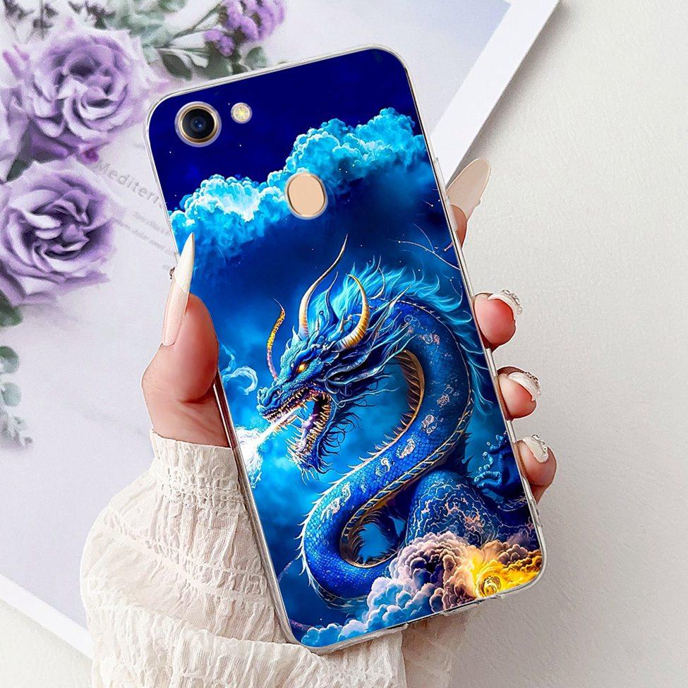 Clear Casing For Oppo F5 CPH1723 CPH1727 Cover For Oppo F5 Youth Case CPH1725 Luxury Butterfly Love Fashion Cool Lion Painted