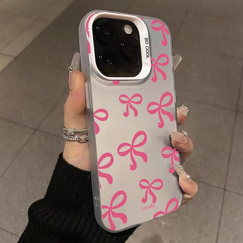 Pink Love Heart Frosted Phone Case For Samsung Galaxy S24 S23 S22 S21 Ultra Plus FE A54 A34 A14 A53 A33 A15 A55 A35 Hard Cases
