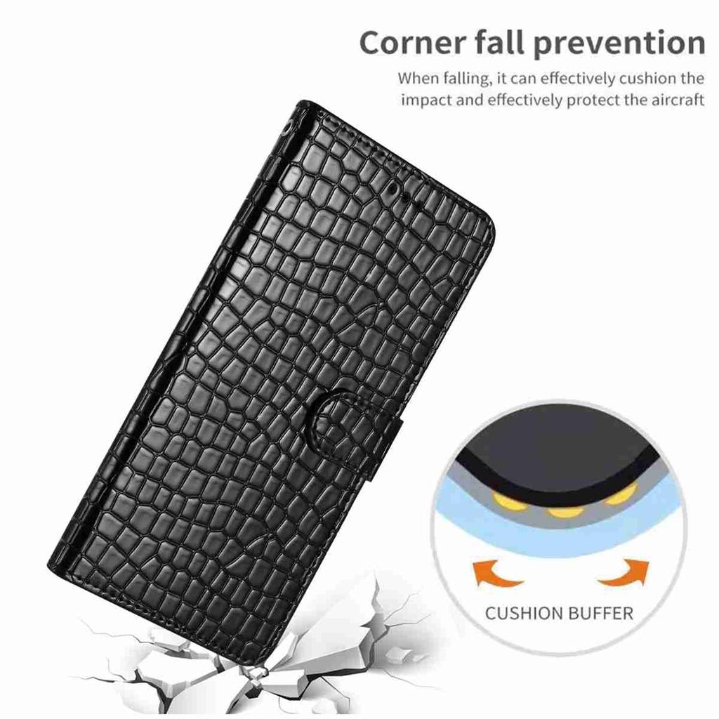 Crocodile Fashion Phone Case for Huawei Honor Series.Honor10 Lite Honor200 Honor300 P20Lite...,Faux Leather Wallet with Card Slots & Shockproof