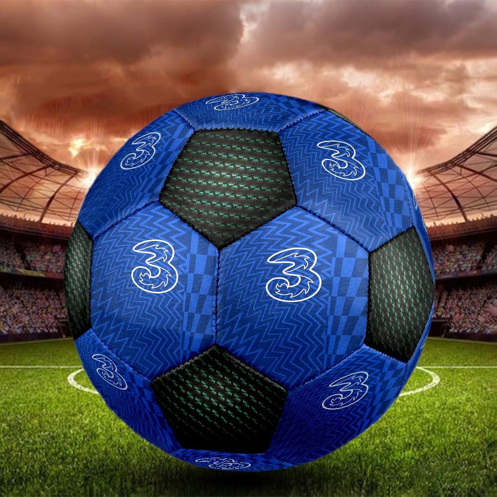 1pc Chelsea Club No. 3 jersey Football Soccer Ball Size 5 Indoor Soccer Ball Fashion Colorful Backyard Game -Great For Sports Fans Gift