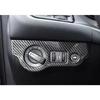 For Dodge Charger 2016- Car Accessories Carbon Fiber Style Head Light Switch Button Control Panel Cover Trim Bezel