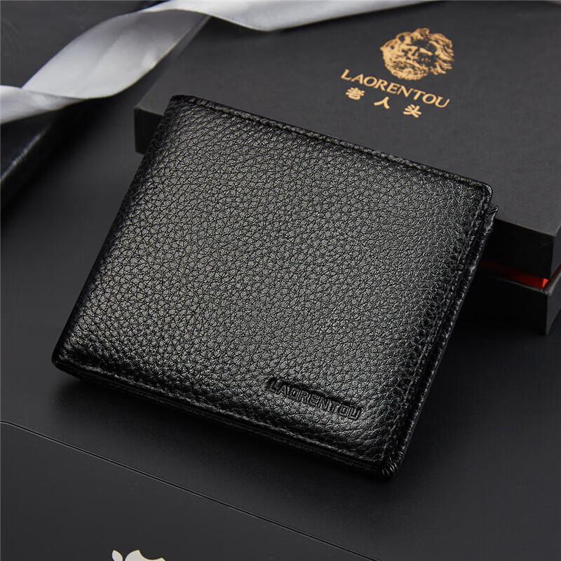

Men s Top-Grain Leather Bi-Fold Wallet