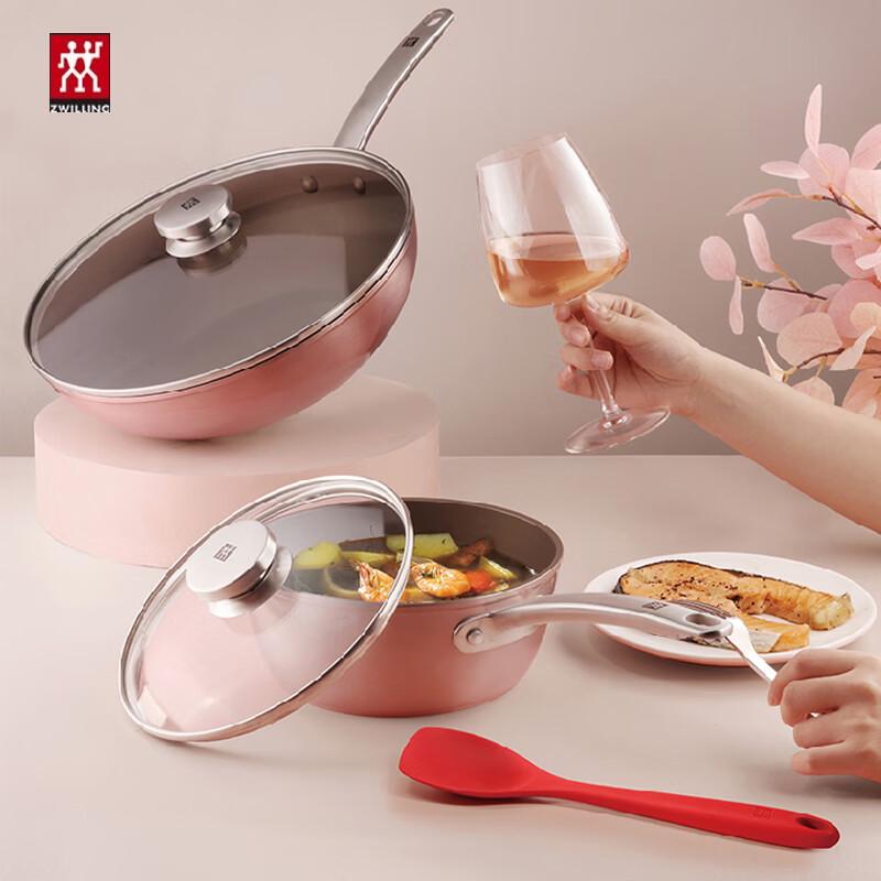 

ZWILLING Розовый набор из 3-х антипригарных сковородок