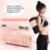AYO Myofascial Release Foam Massage and Fascia Roller Set with Yoga Pole for and Back Muscle and and Includes Instructions and Storage Light Pink