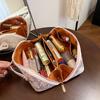 Elegant Vintage Embroidered Makeup Bag Large Capacity Portable and Perfect for Storing Cosmetics and Toiletries Ideal for Travel