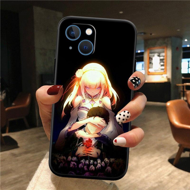 Re Zero Emilia Ram Rem New High-End Shell Phone Case for Redmi Note 13 14 Pro+ Plus A3 A3X 13X 13C 13R 14S 14C 14R