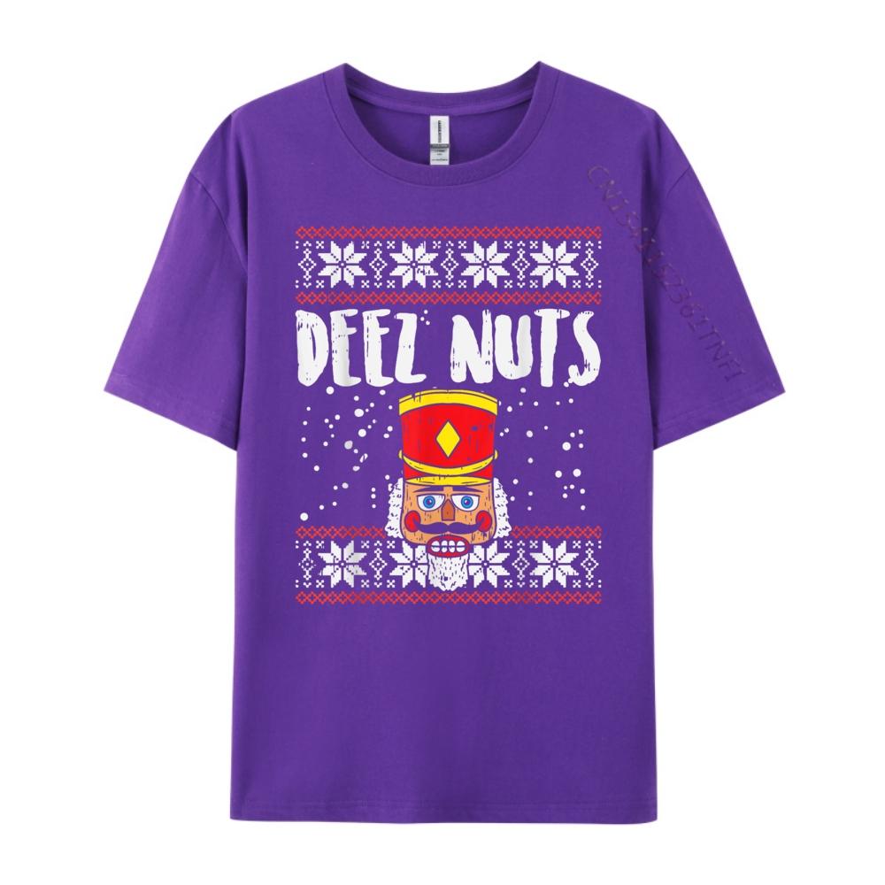 Deez Nuts Cream T Shirt Men Comfortable Luxury Designer Design Mens TShirts Female Harajuku Printed