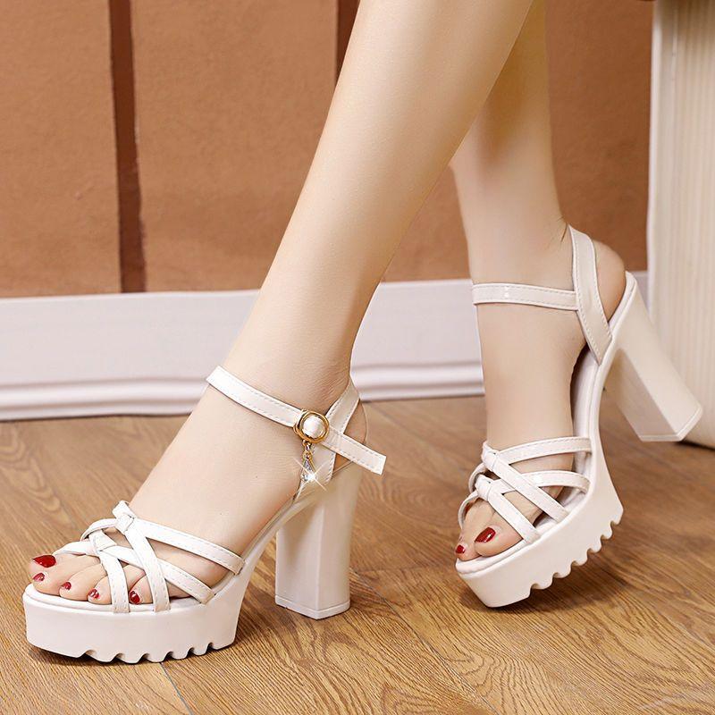 Fashion Wedge With Platform Waterproof Super-high Heel Women's Sandals 2025 Trending Luxury Sales New Breathable Fashion Ladies Shoes