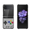 Zflip4 Phone Case For Samsung Galaxy Z Flip3 5G Z Flip 3 zflip z flip ZF Coque PC Cover Black Fundas Retro Camera Game