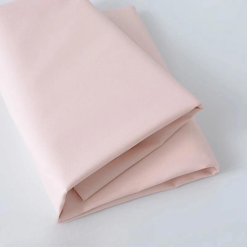 Wide 140cm Cotton Poplin Fabric Solid Color White Red Black for Sewing Accessories Quilting Patchwork Handmade 100/300/500cm