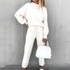 2022 Women's High Neck Sweater and Trousers Two-Piece Suit - Autumn/Winter Fashion