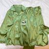 Summer High-End Panda Ice Silk Pajamas Women'S Short-Sleeved Thin Loungewear Suit Can Be Worn Outside