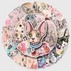 50 Sphinx Cat Graffiti Stickers: Waterproof Cartoon Animal Decals for DIY Water Bottle & Suitcase Decor