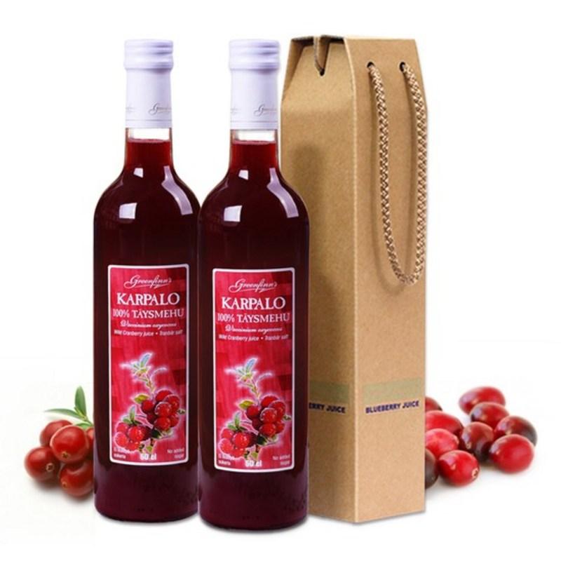 [Finlandia] Greenfins cranberry concentrate 500ml x 2 bottles