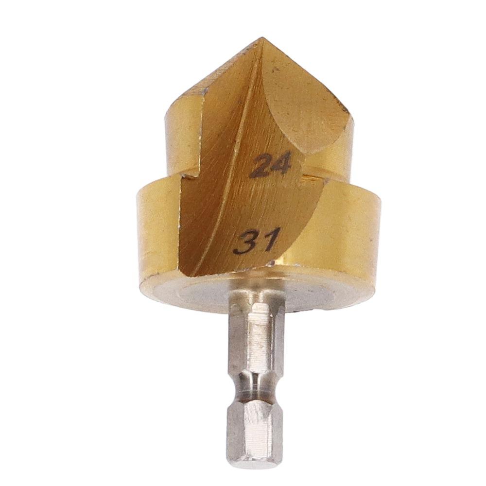 1/4 Inch Shank Countersink Drill Bit Hex Shank Hole Opening Drill  Plumbing Repair
