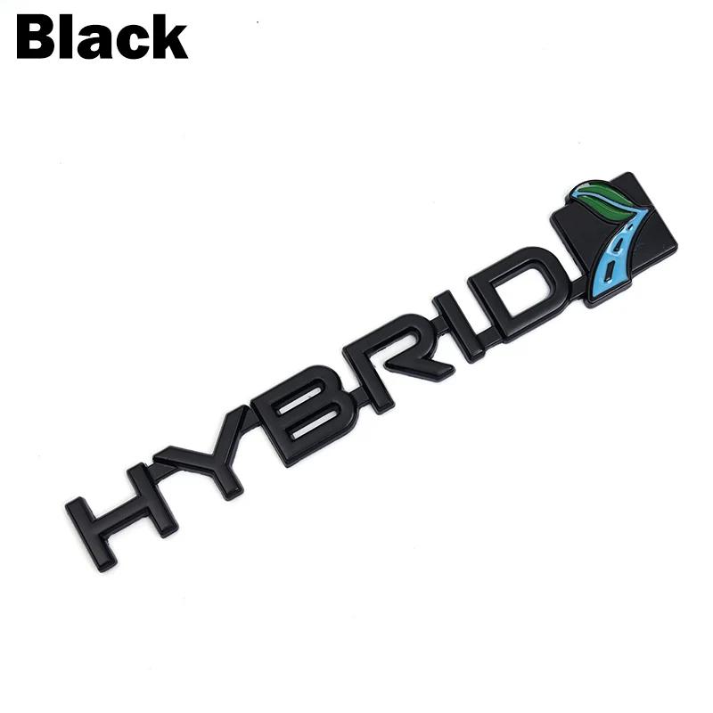 

OTOKIT Car Sticker Hybrid Logo Emblem Badge Decal for Toyota Auris Prius RAV4 YarisTouring Honda Civic City Ford Ecosport Fusion чорний