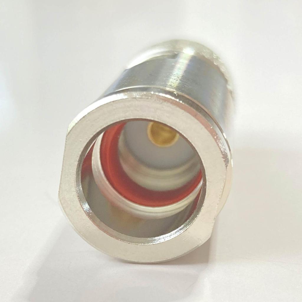 N-Type Male Connector for 10D, NP-10, Pure Copper Gold-Plated Inner Conductor, High-Heat Resistant PTFE Teflon Insulation, N-Type Connector, NP